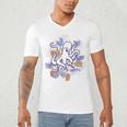 Octopus Book Reader Men's V-Neck T-Shirt