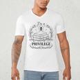 Im A Privilege Vintage Book Illustration Men's V-Neck T-Shirt
