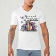 There Is No Such Thing As Too Many Books Reading Librarian Men's V-Neck T-Shirt There Is No Such Thing As Too Many Books Reading Librarian Men's V-Neck T-Shirt