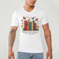 There Is No Such Thing As Too Many Books Shirts Bookish Men's V-Neck T-Shirt