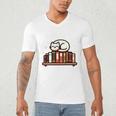 Read More Banned Books Reader Cat Lover Librarian Freedom Men's V-Neck T-Shirt