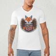 I Read Banned Books Sly Fox Reading Books Men's V-Neck T-Shirt
