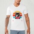 Read Books Drink Coffee Fight Evil Cat Premium Men's V-Neck T-Shirt Read Books Drink Coffee Fight Evil Cat Premium Men's V-Neck T-Shirt
