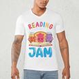 Reading Is My Jam I Love To Read Books Boy Girl Men's V-Neck T-Shirt