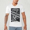 Reading Between The Timelines Time Travel Books Men's V-Neck T-Shirt Reading Between The Timelines Time Travel Books Men's V-Neck T-Shirt