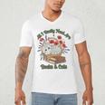 All I Really Need Are Books And Cats Book Lover Tee Men's V-Neck T-Shirt