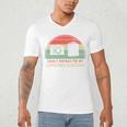 Retro Easily Distracted By Cameras & Books Photography Men's V-Neck T-Shirt