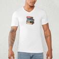 Retro Sometimes I Think I Read Too Much For Book Lover Men's V-Neck T-Shirt