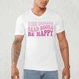 Ride Horses Read Books Be Happy Groovy Book Horse Premium Men's V-Neck T-Shirt Ride Horses Read Books Be Happy Groovy Book Horse Premium Men's V-Neck T-Shirt