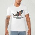 Shark Costume Teens Books Nerds Shark Stuffed Animal Sharks Men's V-Neck T-Shirt Shark Costume Teens Books Nerds Shark Stuffed Animal Sharks Men's V-Neck T-Shirt