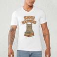 SHHH Happens Librarian Cat Books Library Men's V-Neck T-Shirt