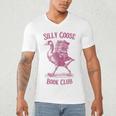 Silly Goose Book Club Men's V-Neck T-Shirt