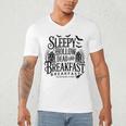 Sleepy Hollow Dead And Breakfast Please Book Ahead Men's V-Neck T-Shirt Sleepy Hollow Dead And Breakfast Please Book Ahead Men's V-Neck T-Shirt