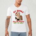 Smut Reader Christmas My Books May Be Naughty But I'm Nice Men's V-Neck T-Shirt