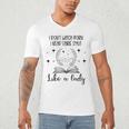 Smutty Book Lovers Romantasy Dark Fairy Tales Romance Reader I Dont Watch Porn Small Grey Men's V-Neck T-Shirt Smutty Book Lovers Romantasy Dark Fairy Tales Romance Reader I Dont Watch Porn Small Grey Men's V-Neck T-Shirt