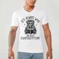 Smutty Spicy Book Its Always WYD And Never DYWMTCOAEYPTYCOMF Men's V-Neck T-Shirt Smutty Spicy Book Its Always WYD And Never DYWMTCOAEYPTYCOMF Men's V-Neck T-Shirt