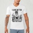 Smutty Spicy Book Smut Reader I Look Better Bent Over A Book Men's V-Neck T-Shirt Smutty Spicy Book Smut Reader I Look Better Bent Over A Book Men's V-Neck T-Shirt