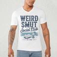 Spicy Romance Book Reader Fan Weird Smut Social Club Premium Tri-Blend Men's V-Neck T-Shirt Spicy Romance Book Reader Fan Weird Smut Social Club Premium Tri-Blend Men's V-Neck T-Shirt