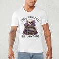 Spread Those Pages Like A Good Girl Dark Romance Spicy Books Men's V-Neck T-Shirt Spread Those Pages Like A Good Girl Dark Romance Spicy Books Men's V-Neck T-Shirt