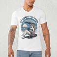 My Summer Is Fully Booked Fun Girls Summer Book Lovers Men's V-Neck T-Shirt