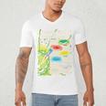 Superman Kryptonite Handbook Premium Tri-Blend Men's V-Neck T-Shirt