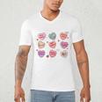 Things I Do On Valentines's Day Book Lover Candy Heart Men's V-Neck T-Shirt