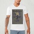The Three Musketeers Book Cover Men's V-Neck T-Shirt The Three Musketeers Book Cover Men's V-Neck T-Shirt