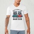 I Tried To Form Gang But It Turned Into A Book Club Reading Men's V-Neck T-Shirt I Tried To Form Gang But It Turned Into A Book Club Reading Men's V-Neck T-Shirt