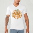 Vintage Book Pumpkin Autumn Fall Librarians Bookworm Teacher Men's V-Neck T-Shirt Vintage Book Pumpkin Autumn Fall Librarians Bookworm Teacher Men's V-Neck T-Shirt