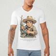 Vintage Children's Books The Adventures Of Tom Sawyer 1876 Men's V-Neck T-Shirt