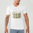 Vintage Floral Bookshelf I Have No Shelf Control Book Lovers Men's V-Neck T-Shirt Vintage Floral Bookshelf I Have No Shelf Control Book Lovers Men's V-Neck T-Shirt