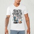 Vintage Reader Author Country Aesthetic Back Porch Book Club Men's V-Neck T-Shirt Vintage Reader Author Country Aesthetic Back Porch Book Club Men's V-Neck T-Shirt
