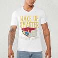 Wake Up Smarter Librarian Book Stack Premium Tri-Blend Men's V-Neck T-Shirt Wake Up Smarter Librarian Book Stack Premium Tri-Blend Men's V-Neck T-Shirt