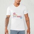 A Woman Cannot Survive On Books Alone She Also Needs Yarn Premium Men's V-Neck T-Shirt