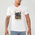 In A World Full Of Bookworms Be A Book Dragon Book Lover Men's V-Neck T-Shirt