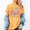 100th Day Of School Teacher 100 Days Coffee Books Women's Comfort Colors T-Shirt Mustard 100th Day Of School Teacher 100 Days Coffee Books Women's Comfort Colors T-Shirt Mustard