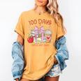 100th Day Of School Teachers 100 Days Of Coffee Chaos Books Women's Comfort Colors T-Shirt Mustard 100th Day Of School Teachers 100 Days Of Coffee Chaos Books Women's Comfort Colors T-Shirt Mustard