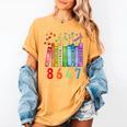 8647 Equal Rights Book Flower Trump Women Rights Feminist Women's Comfort Colors T-Shirt Mustard