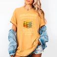 Abibliophobia Book Lover Reading Humor Graphic Women's Comfort Colors T-Shirt Mustard Abibliophobia Book Lover Reading Humor Graphic Women's Comfort Colors T-Shirt Mustard
