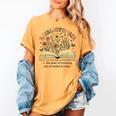 Abibliophobia Wildflower Reading Bookworm Book Reader Women's Comfort Colors T-Shirt Mustard Abibliophobia Wildflower Reading Bookworm Book Reader Women's Comfort Colors T-Shirt Mustard