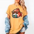 Adorable Book Lover Salmon With Reading Glasses Cute Women's Comfort Colors T-Shirt Mustard