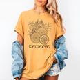 Adult Coloring Book Namaste Yoga Flowers Women's Comfort Colors T-Shirt Mustard Adult Coloring Book Namaste Yoga Flowers Women's Comfort Colors T-Shirt Mustard