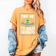 Alien Quote Take Me To Your Readers Sci-Fi Ufo Book Lover Women's Comfort Colors T-Shirt Mustard