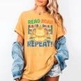 Animals Read Reading Book Library First Day Of School Kids Women's Comfort Colors T-Shirt Mustard Animals Read Reading Book Library First Day Of School Kids Women's Comfort Colors T-Shirt Mustard