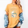 Anti-Social Book-Club Cat Graphic Women's Comfort Colors T-Shirt Mustard