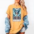 Antisocial Butterfly Tarot Card Introvert Women Stay Home Women's Comfort Colors T-Shirt Mustard