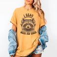 Audio Book Reader Book Lover Raccoon I Read With My Ears Women's Comfort Colors T-Shirt Mustard Audio Book Reader Book Lover Raccoon I Read With My Ears Women's Comfort Colors T-Shirt Mustard