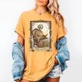 The Aunt Tarot Card Women Skeleton Aunty Book Lover Women's Comfort Colors T-Shirt Mustard The Aunt Tarot Card Women Skeleton Aunty Book Lover Women's Comfort Colors T-Shirt Mustard