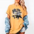 Barely Tolerable Shirt Floral Book Lover Quote Bookish Women's Comfort Colors T-Shirt Mustard Barely Tolerable Shirt Floral Book Lover Quote Bookish Women's Comfort Colors T-Shirt Mustard