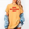Book Boyfriends Only Women's Comfort Colors T-Shirt Mustard
